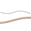 Armband aus 750 Gold Rotgold 86 Brillanten 0,9ct TW-SI L:18cm 4er-Krappe