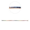 Armband aus 750 Gold Rotgold 82 Saphire 3,52ct mehrfarbig B:2mm L:18cm