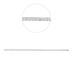 Armband aus 750 Gold Weißgold 68 Brillanten 2,68ct F-SI B:2mm L:17,8cm