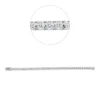 Armband aus 750 Gold Weißgold 43 Brillanten 3,4ct TW-VSI B:3,9mm L:18cm