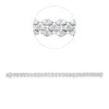 Armband aus 750 Gold Weißgold 162 Brillanten 6,43ct TW-VSI/SI L:17cm