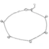 Armband aus 750 Gold Weißgold 5 Brillanten 0,38ct TW-SI L:17,8cm