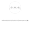 Armband aus 585 Gold Weißgold 33 Brillanten 0,4ct F-SI L:17,2cm