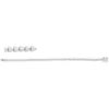 Armband aus 750 Gold Weißgold 62 Diamanten 2,76ct TW-VSI L:17,8cm