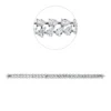 Armband aus 750 Gold Weißgold 70 Diamanten 13,01ct F-VSI L:18cm