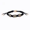 Armband aus 750 Rotgold 129 Saphire 2,48ct gelb 6 Brillanten 0,04ct W-SI B:11mm
