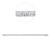 Armband aus 750 Weißgold 35 Brillanten 17,59ct TW-VSI B:5,1mm L:18cm 4er-Krappe