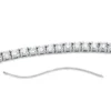 Armband aus 750 Weißgold 82 Brillanten 2,07ct TW-SI B:1,7mm L:17,8cm 4er-Krappe