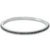 Armband Flex-Band aus 750 Weißgold 81 Brillanten 2,09ct schwarz B:3,1mm L:16,5cm