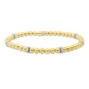 Armband Flex-Band 750 Gold gelb/weiß 46 Brillanten 0,76ct W-PI B:4,7mm L:17,8cm