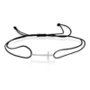 Armband Kreuz aus 585 Gold Weißgold 24 Brillanten 0,08ct TW-SI B:23,8mm