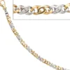 Armband mit 16 Diamanten 0.32Ct W/SI Brillanten 585 Gelbgold & Weißgold 18,5cm