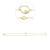 Armband Tropfen aus 750 Gelbgold 3 Brillanten 0,36ct TW-SI 1 Brillant 0,03ct TW-SI