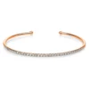 Armreif Armspange aus 750 Gold Rotgold 36 Brillanten 0,64ct TW-SI 45x55mm