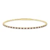 Armreif aus 750 Gelbgold 42 Rubine 0,59ct rot 41 Brillanten 0,49ct TW-SI
