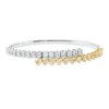 Armreif aus 950 Gold gelb 29 Diamanten 5,49ct 52x62mm