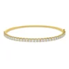 Armreif aus 750 Gold Gelbgold 31 Brillanten 2,56ct I-SI 50x60mm