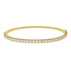 Armreif aus 750 Gold Gelbgold 31 Brillanten 2,56ct I-SI 50x60mm