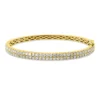 Armreif aus 750 Gold Gelbgold 72 Brillanten 2,26ct TW-SI 46x56mm