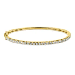 Armreif aus 750 Gold Gelbgold 30 Brillanten 1,16ct TW-VSI/SI 47x54mm