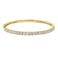 Armreif aus 750 Gold Gelbgold 20 Brillanten 2,41ct TW-VSI/SI 47x54mm
