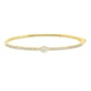 Armreif aus 750 Gold Gelbgold 43 Diamanten 0,65ct TW-SI