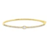Armreif aus 750 Gold Gelbgold 43 Diamanten 0,63ct TW-SI