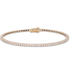 Armreif aus 750 Gold Gelbgold 86 Diamanten 1,51ct TW-SI 47x55mm