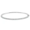 Armreif aus 750 Gold Weißgold 51 Brillanten 0,77ct TW-SI 52x60mm