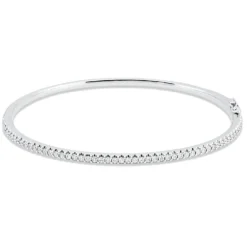 Armreif aus 750 Gold Weißgold 55 Brillanten 0,72ct TW-VSI 52x58mm