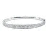 Armreif aus 750 Gold Weißgold 258 Diamanten 1,78ct 50x58mm