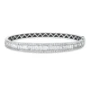 Armreif aus 750 Gold Weißgold 161 Diamanten 4,29ct TW-SI 55,6x66,2mm