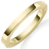 Armreif flach Oval 60x55mm aus 585 Gold Gelbgold glänzend 8mm breit
