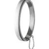 Armreif für Herren Armband 61,1x68,4mm mit Sicherheitskette, 925 Silber schlicht