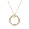 Collier aus 750 Gold Gelbgold 29 Brillanten 0,96ct TW-SI L:45,7cm