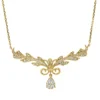 Collier aus 750 Gold Gelbgold 91 Brillanten 0,36ct TW-SI/PI L:46cm