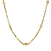 Collier aus 750 Gold Gelbgold 26 Brillanten 0,65ct TW-VSI/SI L:61cm Zarge