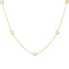 Collier aus 750 Gold Gelbgold 13 Brillanten 1,16ct W-SI L:45cm Zarge