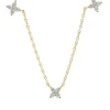 Collier aus 750 Gold Gelbgold 25 Brillanten 0,83ct TW-SI L:45,7cm