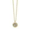 Collier aus 750 Gold Gelbgold 19 Brillanten 0,16ct TW-SI L:42cm