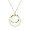 Collier aus 750 Gold Gelbgold 44 Diamanten 1,15ct TW-SI L:46cm