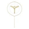 Collier aus 585 Gold Gelbgold 243 Diamanten 5,86ct W-SI/PI L:45cm
