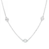 Collier aus 750 Gold Weißgold 13 Brillanten 1,09ct TW-SI L:43,8cm