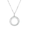 Collier aus 750 Gold Weißgold 95 Brillanten 0,51ct TW-VSI/SI L:45cm