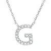 Collier aus 750 Gold Weißgold 16 Brillanten 0,06ct TW-PI L:42cm
