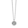Collier aus 750 Gold Weißgold 19 Brillanten 0,16ct TW-SI L:42cm