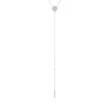Collier aus 750 Gold Weißgold 35 Diamanten 0,08ct TW-SI L:45,7cm