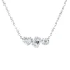 Collier aus 750 Gold Weißgold 27 Diamanten 0,61ct TW-SI L:43,2cm