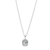 Collier aus 750 Gold Weißgold 23 Diamanten 0,37ct TW-SI L:45cm
