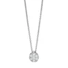 Collier aus 750 Weißgold 6 Brillanten 0,18ct TW-SI 1 Brillant 0,08ct TW-SI L:45cm